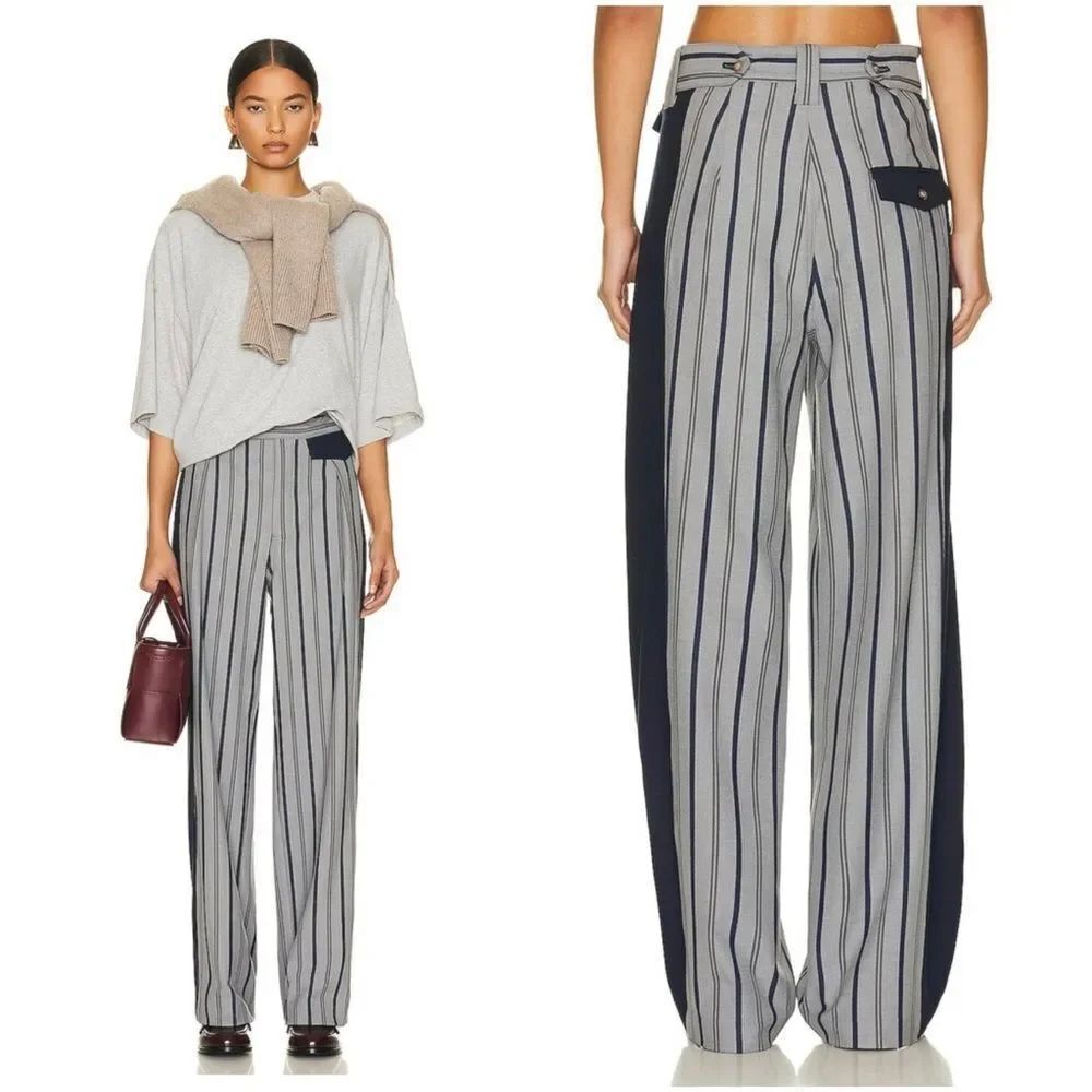 HELSA Colorblock Stripe Suit Trouser